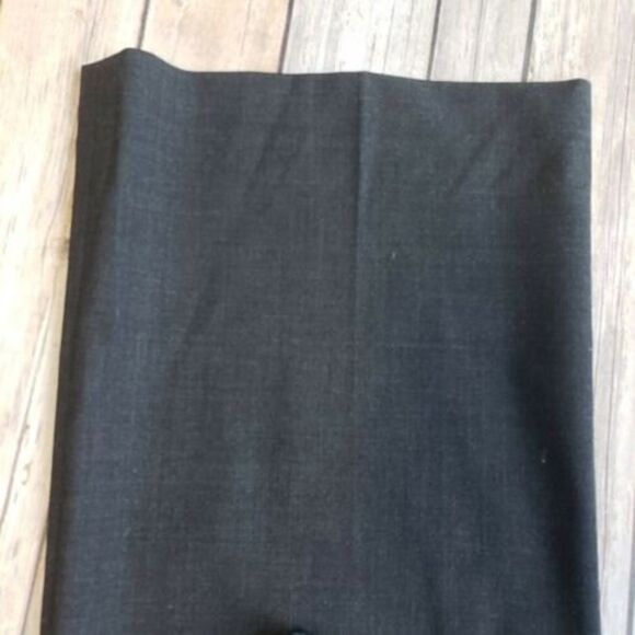 Lafayette 148 Womens Gray Pants Virgin Wool Stretch Career Trouser Black Size 2 - Picture 3 of 8